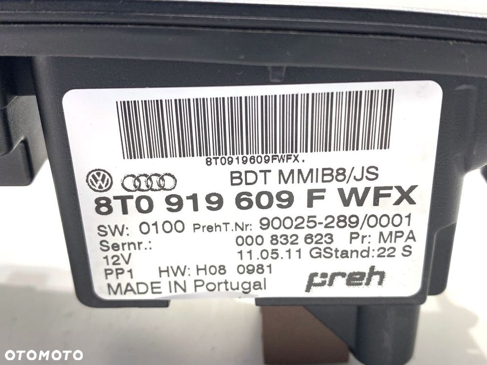 PANEL STEROWANIA RADIA  AUDI A5 (8T3) 2007 - 2017 2.0 TDI 125 kW [170 KM] olej napędowy 2008 - 2012 - 6