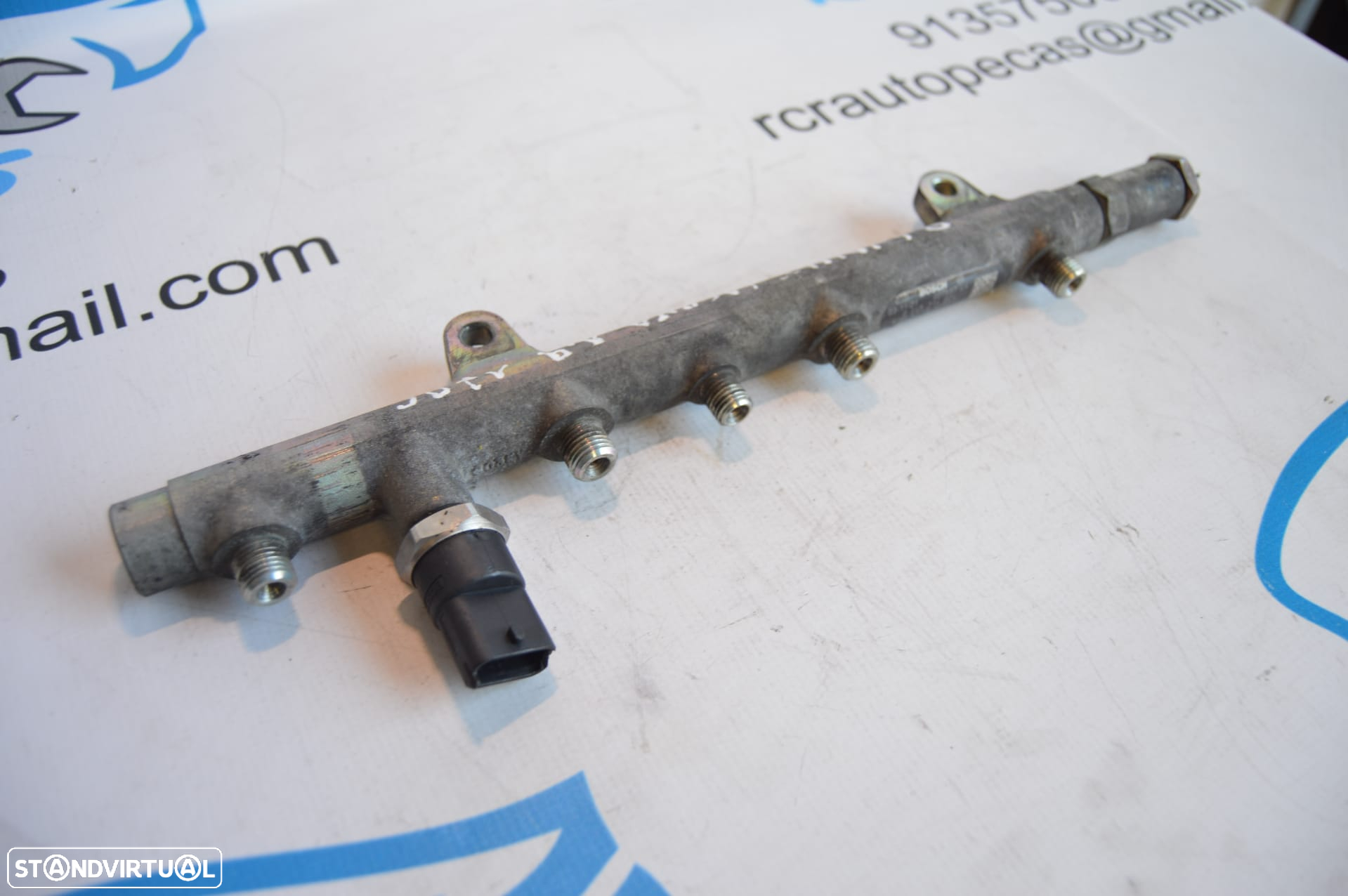 REGUA INJETOR INJETORES INJECTOR INJECTORES 0445214024 8200347176 H114017 RENAULT LAGUNA II 2 MK2 1.9DCI 120CV F9Q820 ESPACE IV 4 MK4 JK - 8