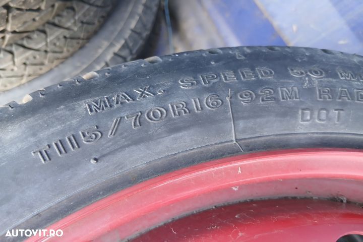 Roata de rezerva slim R16 4160027 2160115 4.00BX16H2 ET41 115/70 R16 - 6
