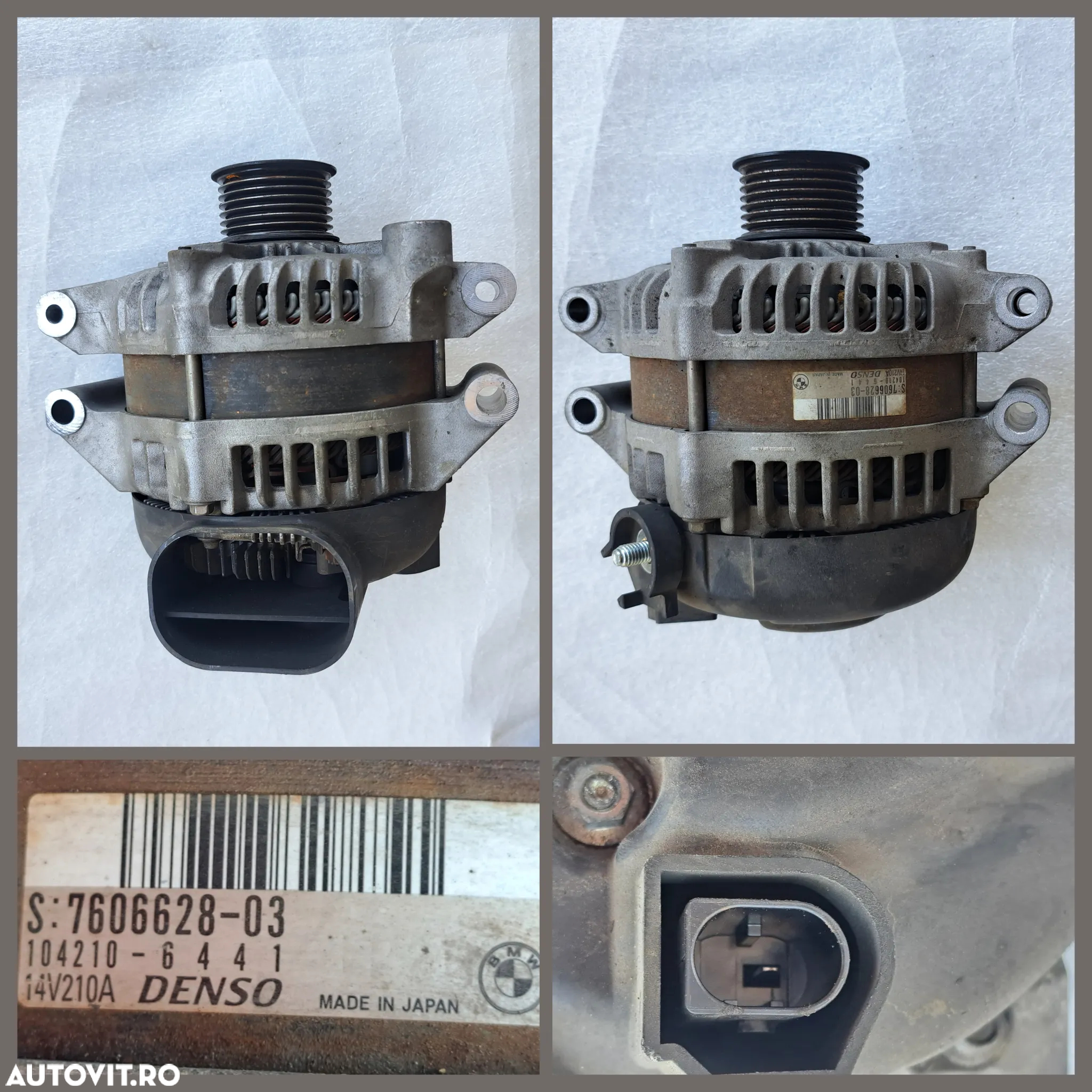 -1- Anexe motor BMW M6 S63B44B 4.4 benzina volanta cu masa dubla pompa servo compresor ac pompa vacuum eletromotor catalizator Seria 5 6 X5 X6 F - 3