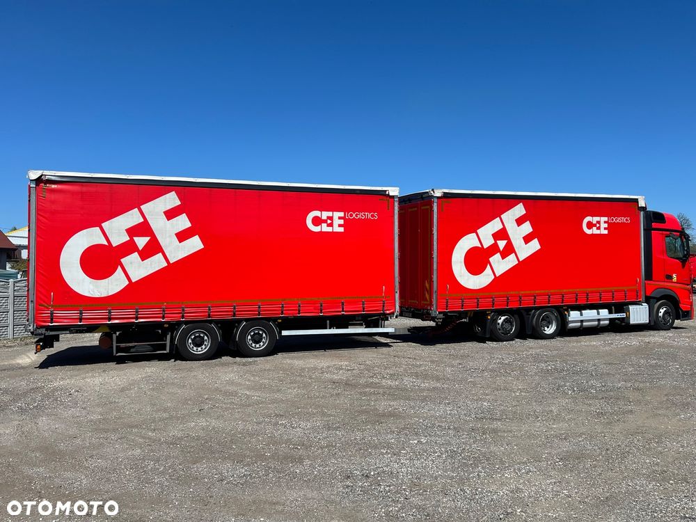 Mercedes-Benz ACTROS  MP5 euro6 6x2 jumbo zestaw  120m 38palet - 4