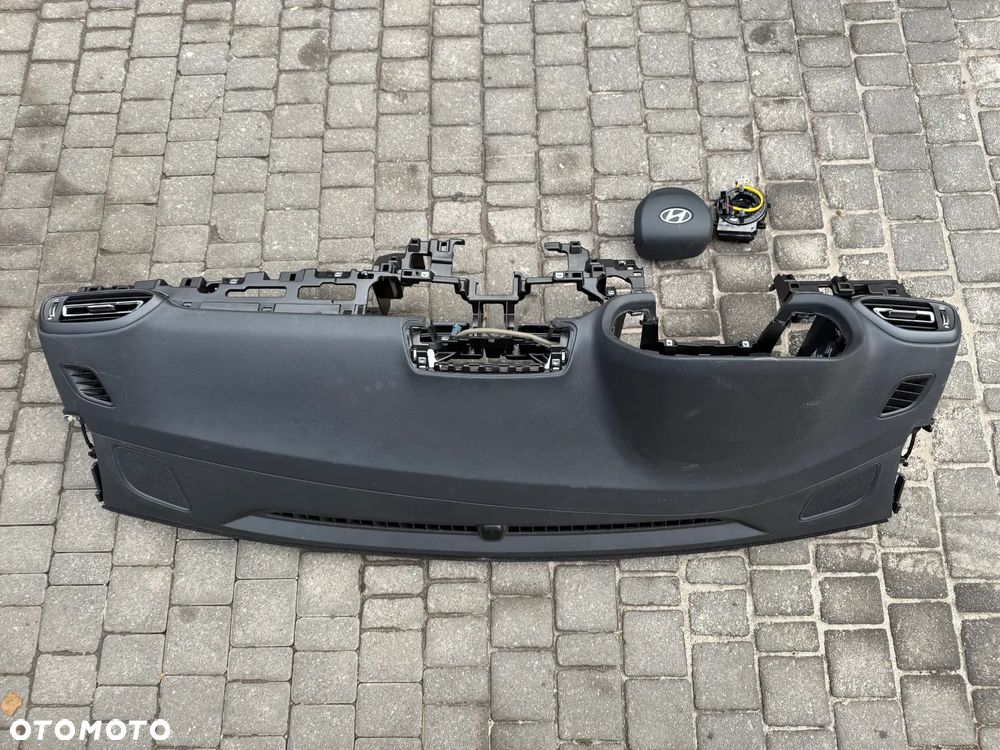 Deska rozdzielcza kokpit konsola Hyundai i30 poduszka - oryginalny - 6