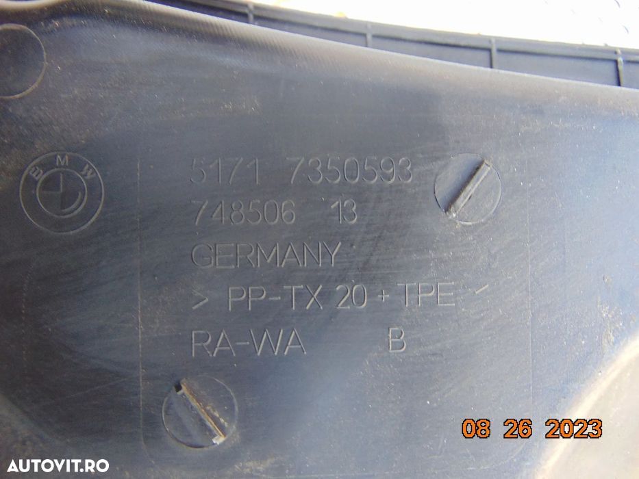 ornament parbriz BMW X1 F48 f49 baie ornament stergatoare grila parbri - 3