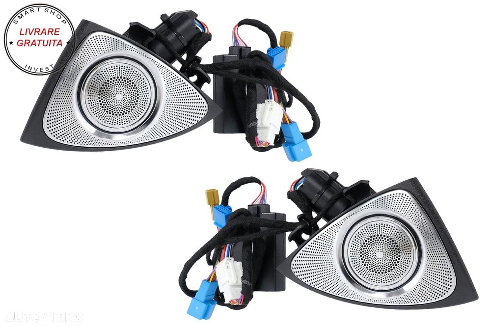 Tweeter LED rotativ cu 7 culori Mercedes S-Class W222 (2013-2020)- livrare gratuita - 1