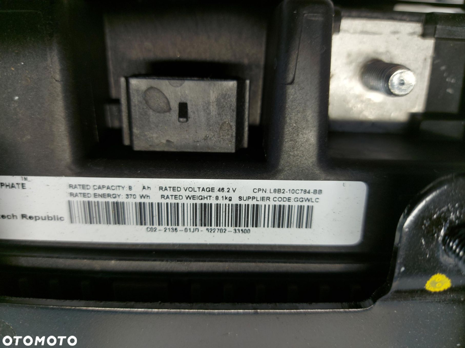 Range Rover VELAR L560 2.0d 2021r akumulator bateria oryg  l8b2-10c784-bb - 4