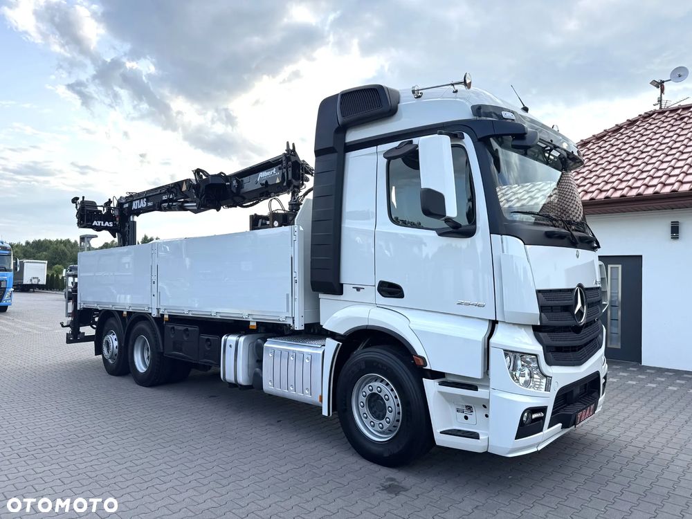 Schwarzmuller Przyczepa burtowa budowlanka 2017 r + Mercedes Actros 26.48 z HDS 2017 r - 16
