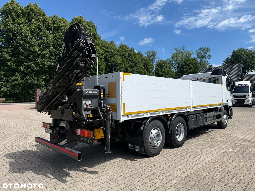 Mercedes-Benz 2641 ACTROS MP3 skrzyniowy z HDS HIAB 122 "Z", oś skrętna, pilot! - 8