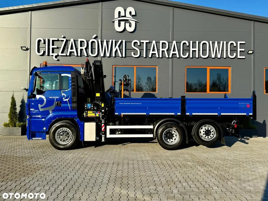 MAN MAN TGS TGX TGM TGL 26.360 Wywrotka 3S + HDS HMF 12,6 m // 4 x wysuw // 6x4 , 6x2 , kiper , wywrot kran dzwig żuraw crane Stan Perfekcyjny ! - 2