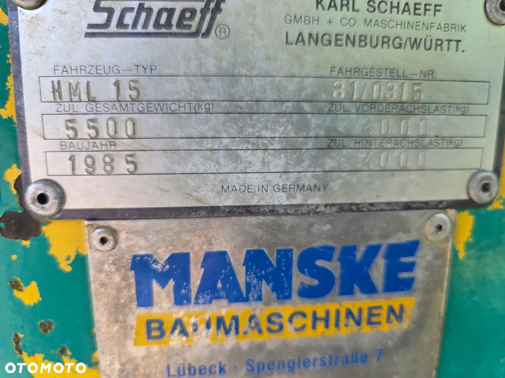 Schaeff HML 15 - 24