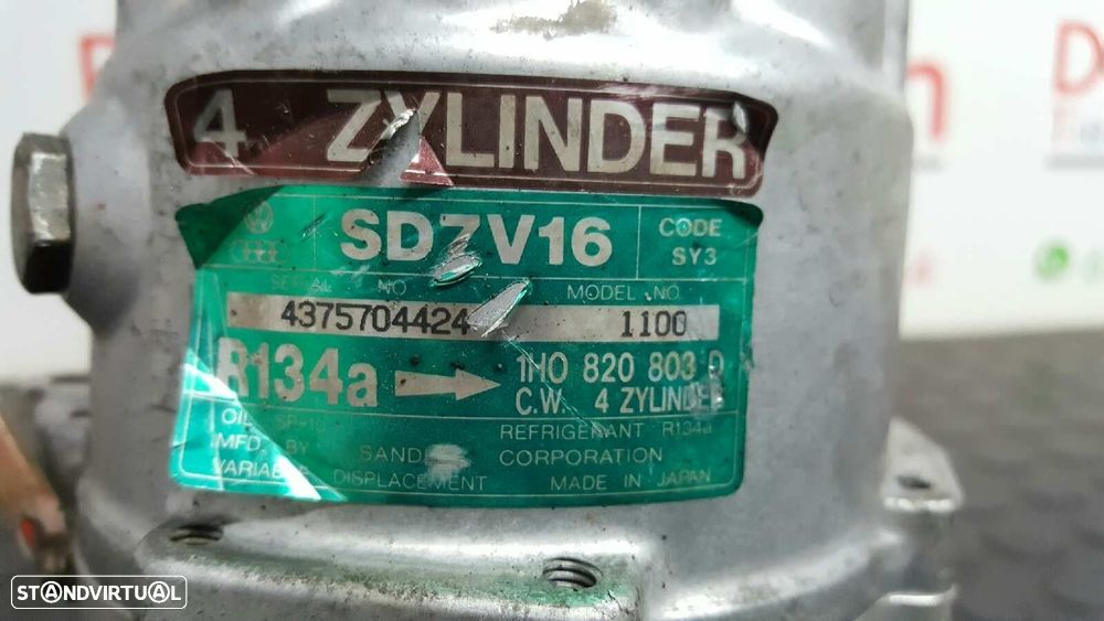 COMPRESSOR DE AR CONDICIONADO SEAT TOLEDO (1L) 1.8 CAT (ABS. ADZ) - 2