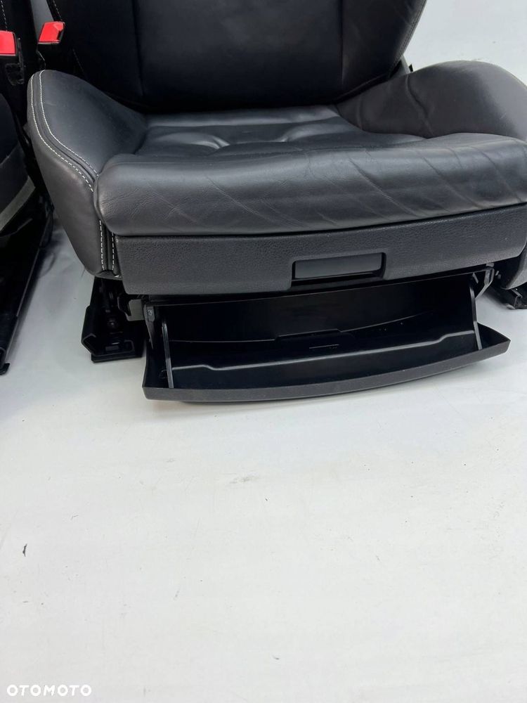 Komplet foteli z boczkami RECARO GRZENE PAMIĘĆ EU SKÓRA SCHOWKI Audi S5 - 11