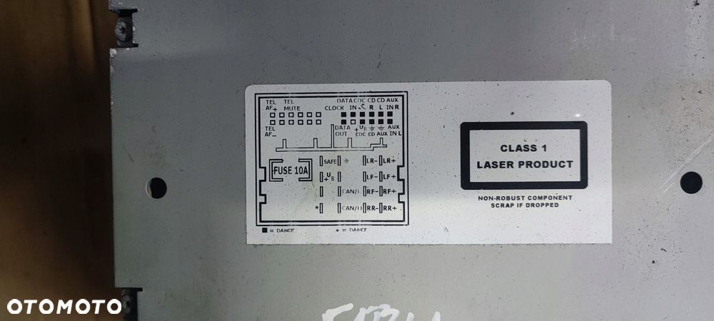 SKODA FABIA II 07-10 RADIO FABRYCZNE CD DANCE  RAMKA  KOD - 4