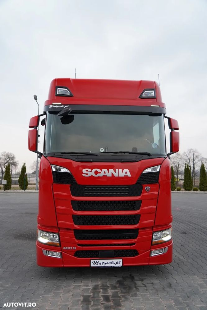 Scania S 460 / CORTINĂ 8.1 M / 60 M3 / SOLO / 6X2 / PUNTE RIDICATĂ / PUNTE DIRECȚIE - 9