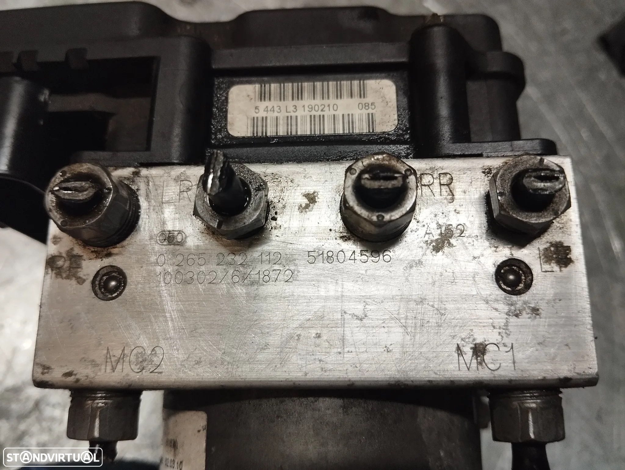 ABS FIAT DUCATO / PEUGEOT BOXER / CITROEN JUMPER REF. 0265232112 51804596 00518045960 0265800717 - 4