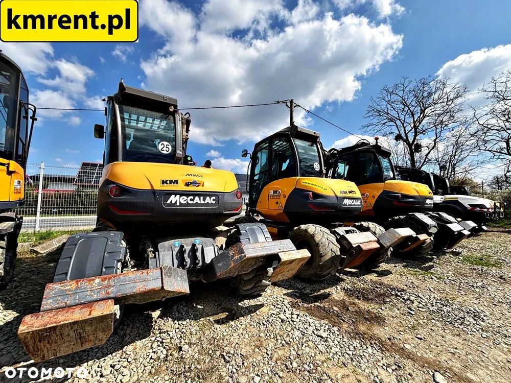 Mecalac 9 MWR KOPARKA KOŁOWA 2019R. | MECALAC 11 KOMATSU PW 98 TEREREX TW 95 110 WACKER NEUSON 100 YANMAR - 37