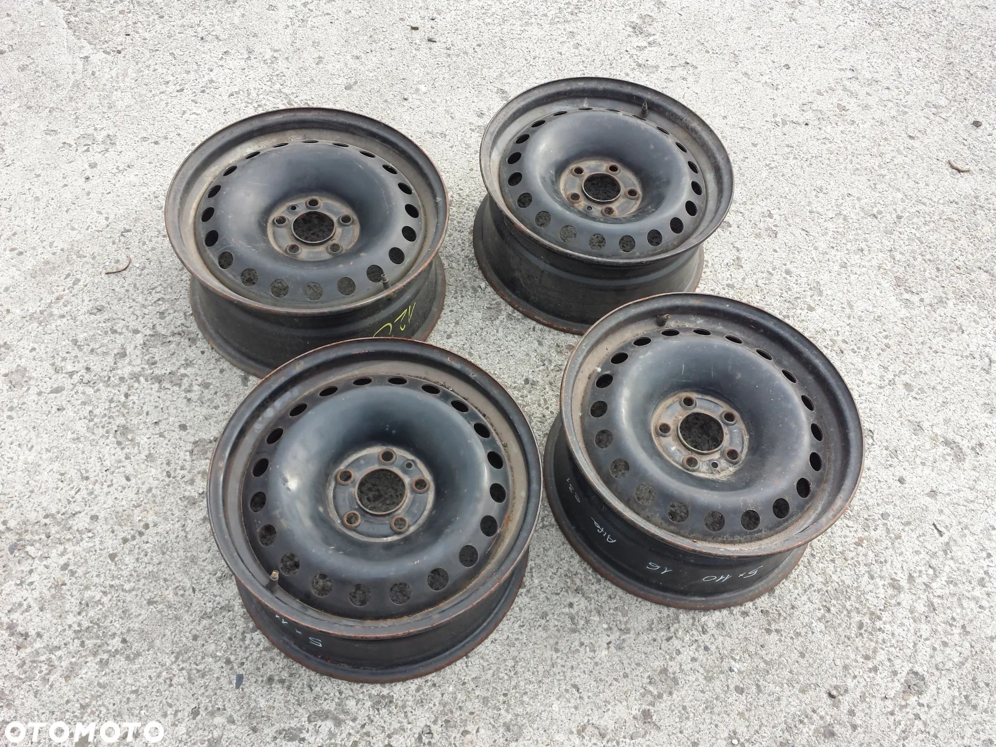 16” - Felgi - 5x110 , r16 cali - Alfa Romeo . Fiat - Stalowe Koło Dojazdowe Rezerwowe Zapasowe Dojazdówka Zapasówka Rezerwa - 1