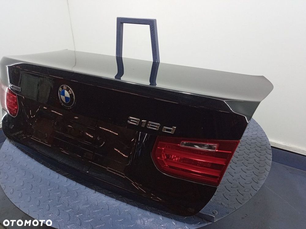 BMW 3 F30 SEDAN KLAPA BAGAŻNIKA TYŁ TYLNA 668 SCHWARZ II - 3