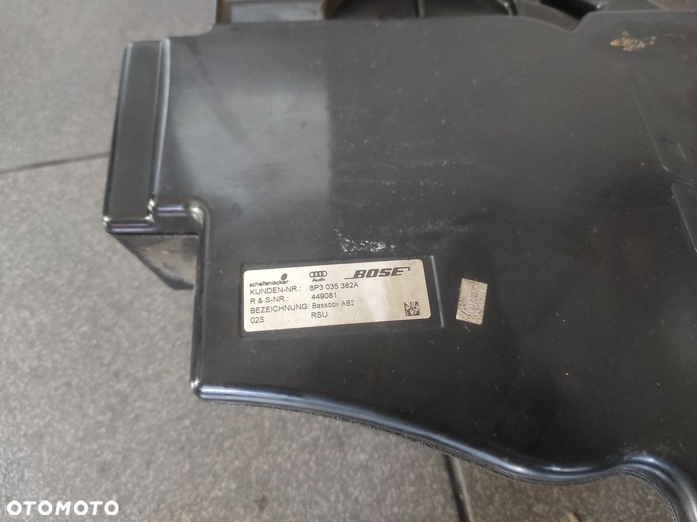 SUBWOOFER GŁOŚNIK TUBA AUDI A3 8P 8P3035382A WYSYŁKA !!!!!! - 2