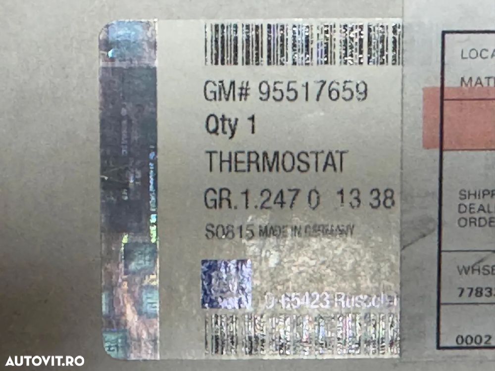 95517659 | Termostat OEM | Opel Astra G - 2
