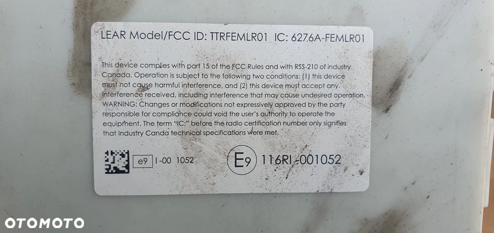 Moduł sterownik FEM BMW I F20 9292948 - 5