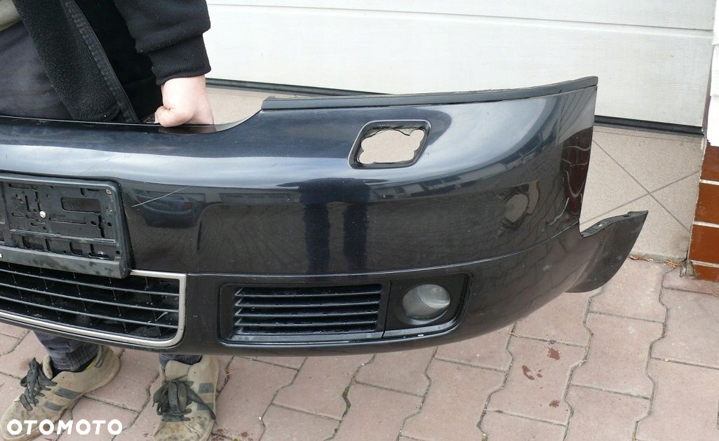 ZDERZAK PRZÓD PRZEDNI BELKA HALOGENY KRATKI AUDI S6 A6 C5 4.2 S-LINE LZ9W - 4