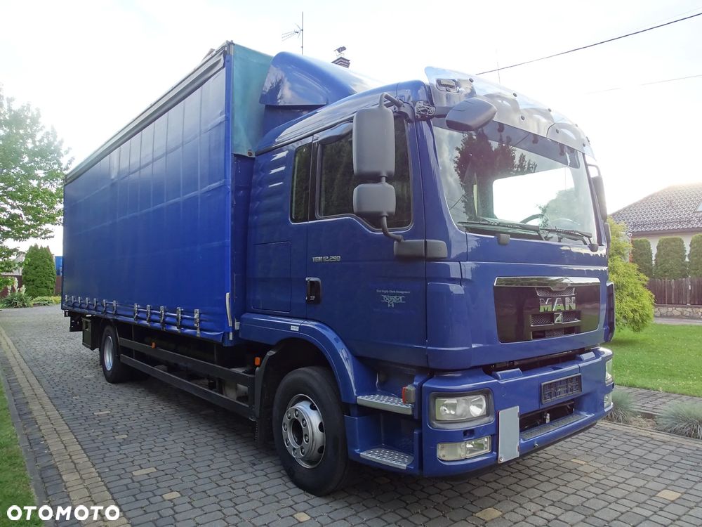 MAN TGM 15.290 / FIRANKA / EURO 5 / SPROWADZONY / 18 PALET / - 3