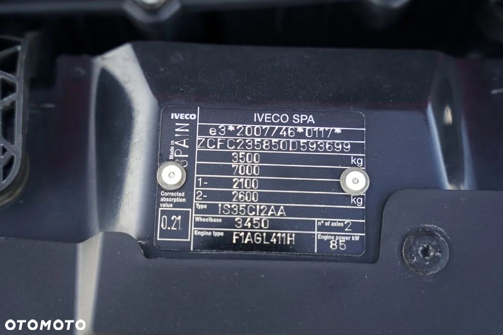 Iveco DAILY 35-120 / WYWROTKA TYLNOZSYPOWA / BLIŹNIAK / MANUAL  / SPROWADZONY - 38