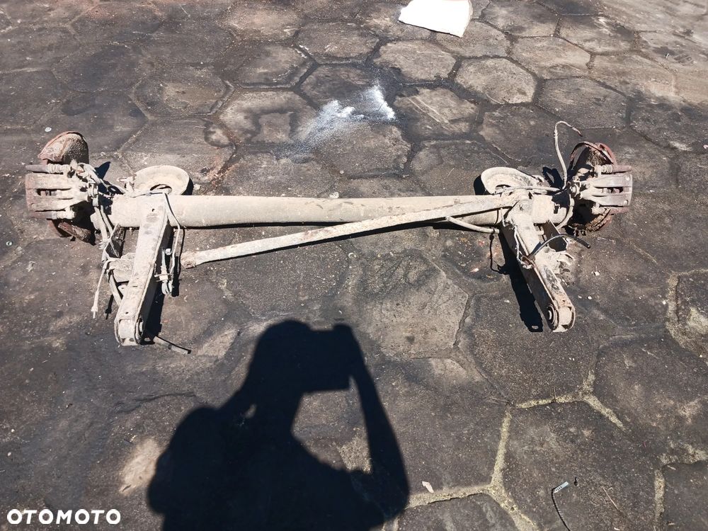 Belka tył zacisk piasta tarcza Lancia Phedra Fiat Ulysse CITROEN C8 Peugeot 807 Zawieszenia oś tylna belka wspornik wachacz poprzeczka - 4