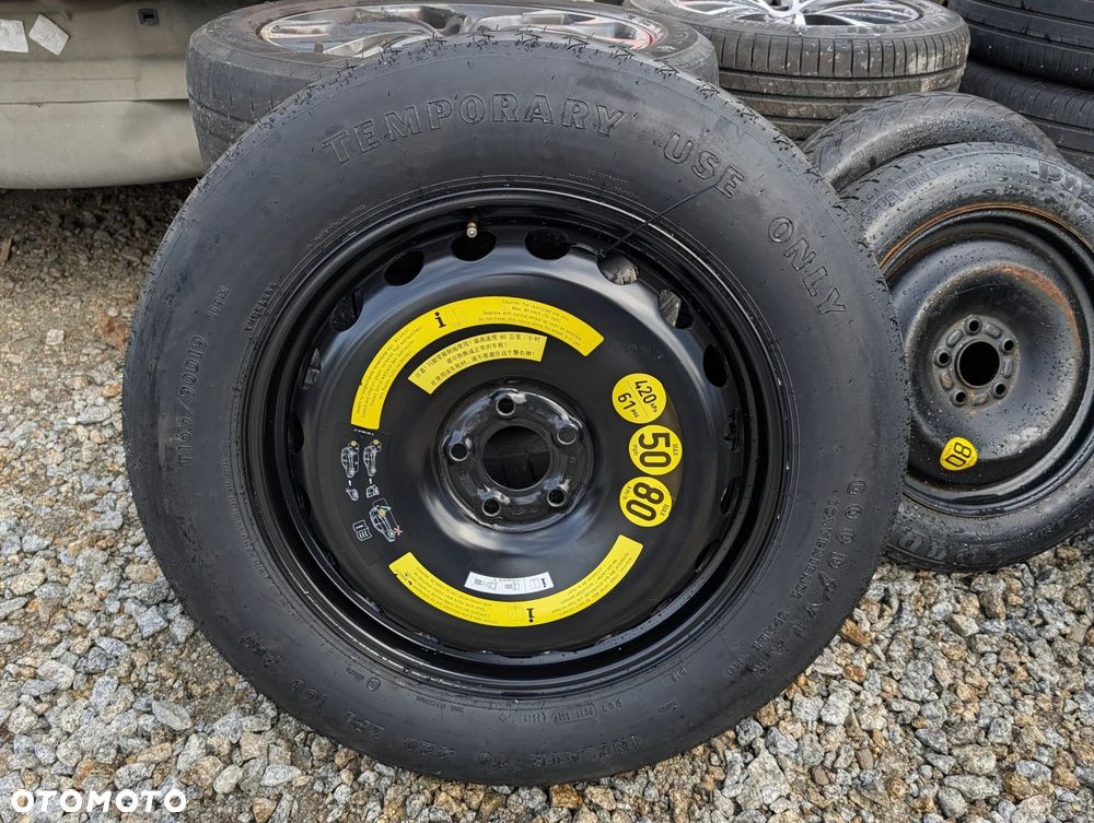KOŁO ZAPASOWE DOJAZDOWE DOJAZDÓWKA 5X112 165/90 R19 ET40 A1644000102 - 1