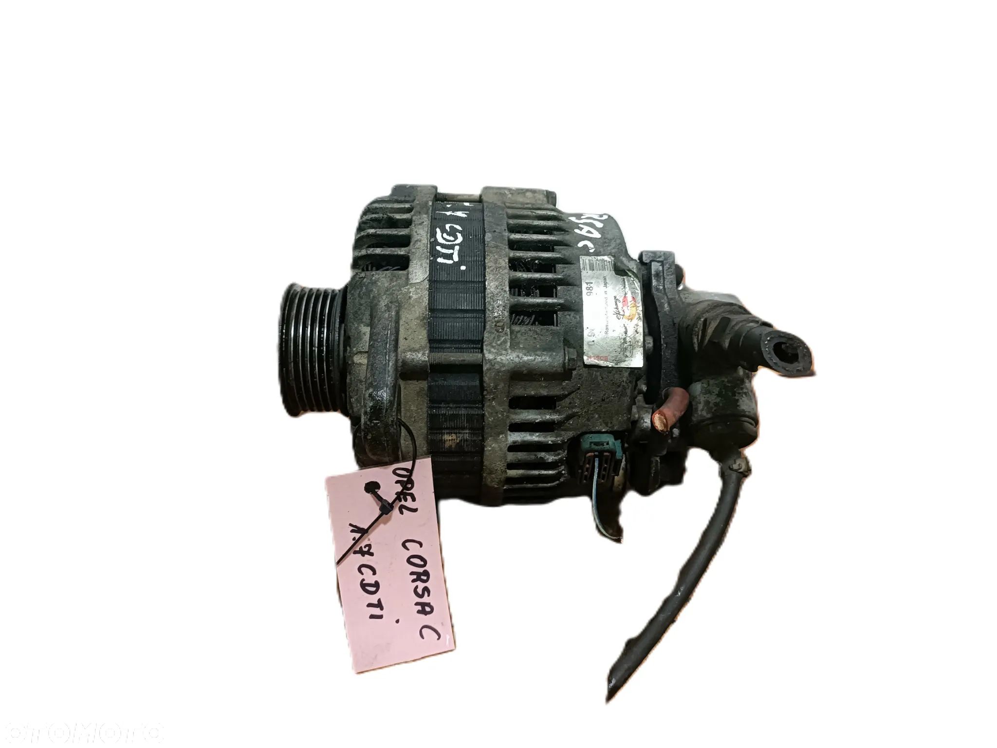 OPEL CORSA C 00-06 1,7 CDTI ALTERNATOR BOSCH 0986043981 * - 1