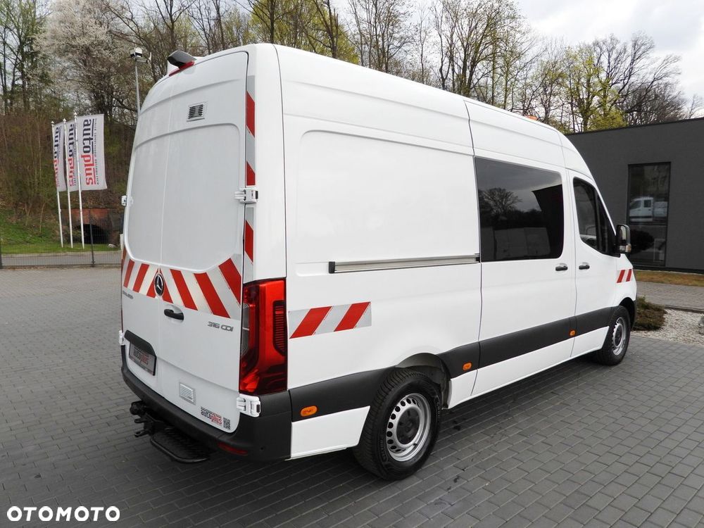 Mercedes-Benz SPRINTER 316 BRYGADÓWKA  6 MIEJSC TEMPOMAT NAWIGACJA LEDY AUTOMAT  KLIMATYZACJA  160KM - 14