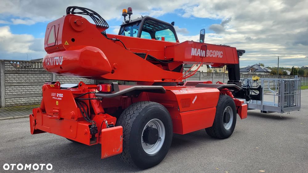 Manitou MTR 2150/ Ładowarka teleskopowa obrotowa  / Podnośnik koszowy sterowany z pilota/ - 5