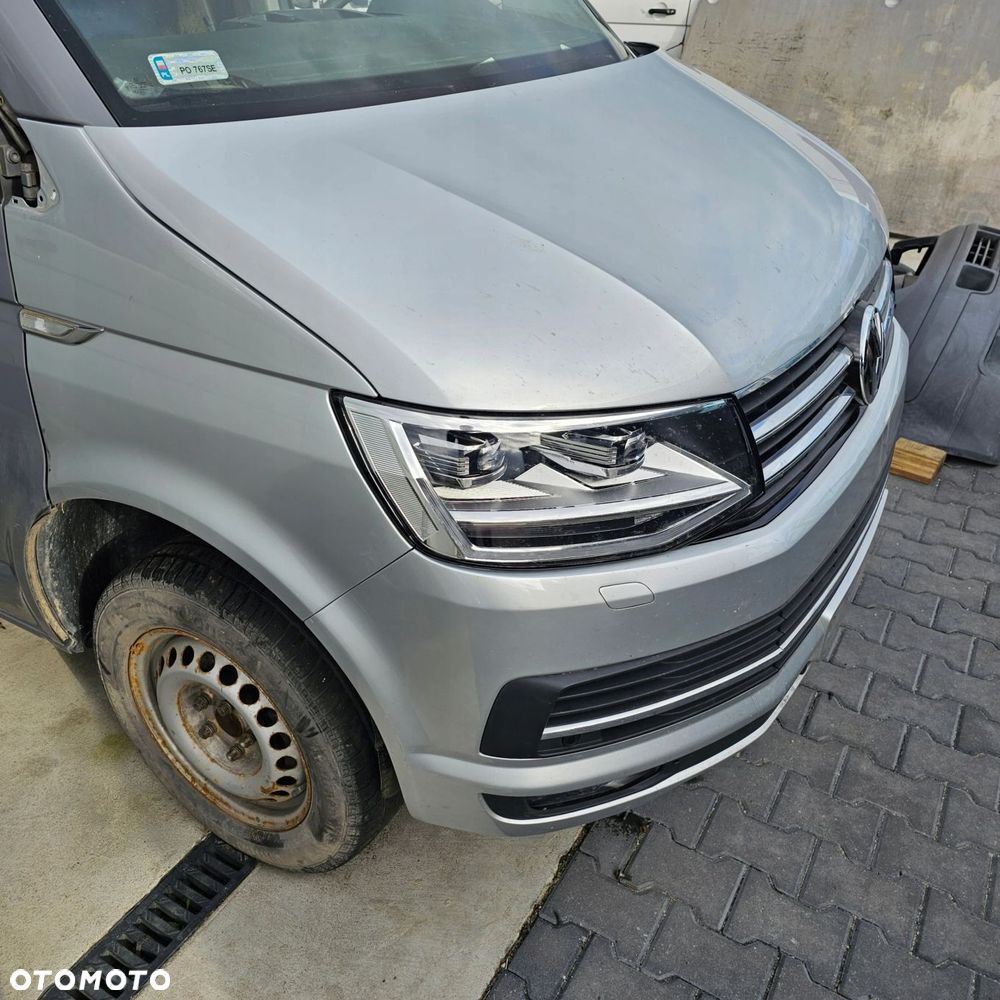 VW T6 MULTIVAN kompletny przód zderzak błotnik lampy FULL LED LA7W - 2