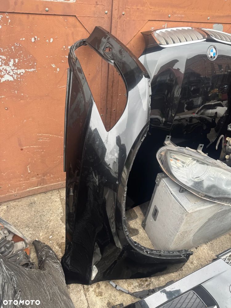 Przód kompletny BMW X6 E71 3.0d PDC xenon ring czarny 475/9 maska zderzak błotnik lampa chłodniceOE - 10