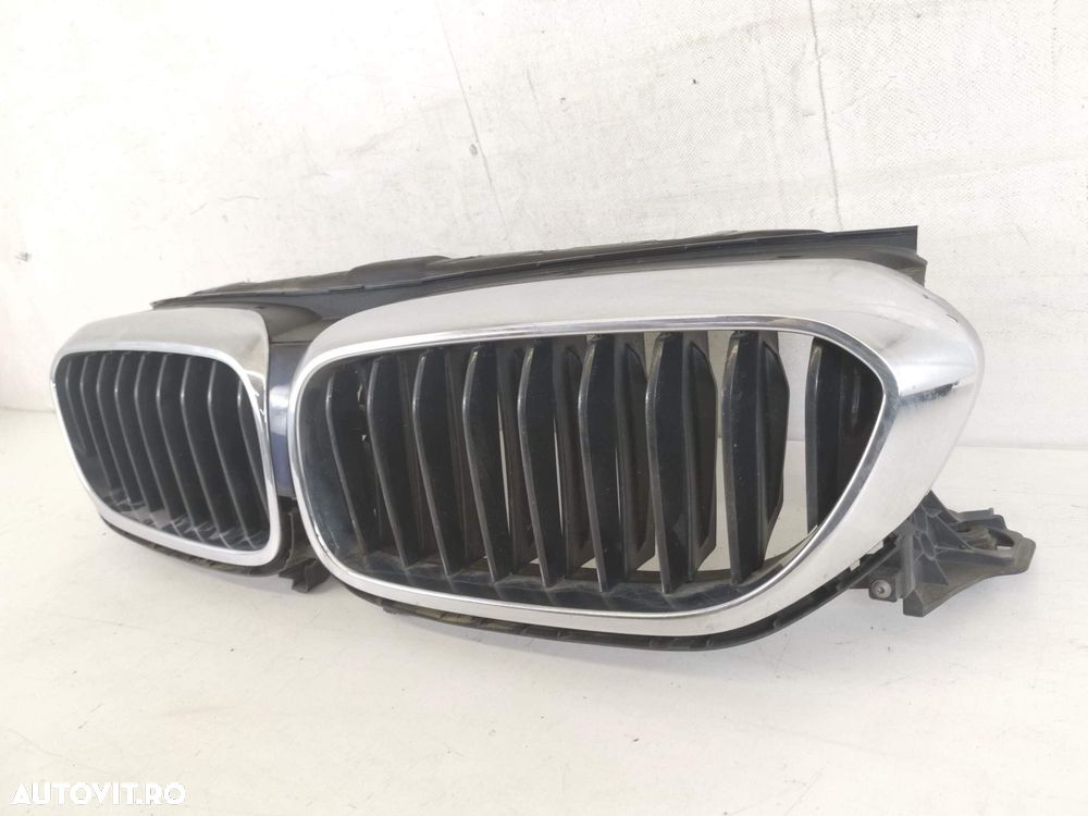 Grila Radiator BMW Seria 5 G30 2016 2017 2018 2019 2020 Originala In S - 3