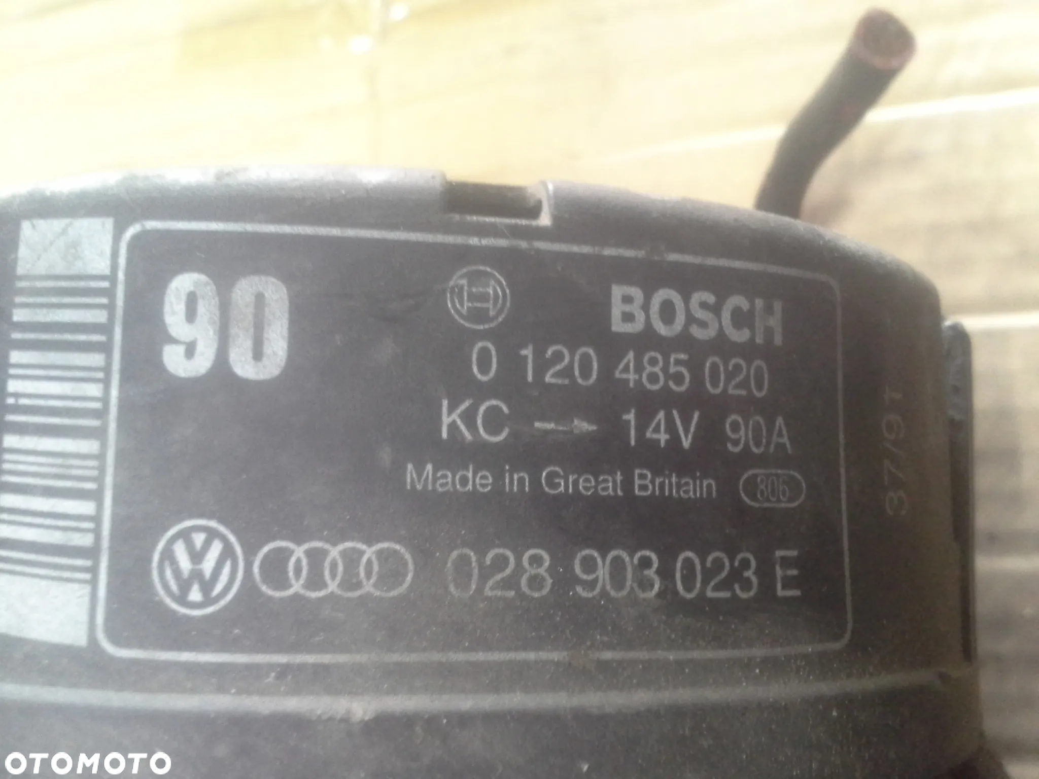 Alternator Opel Movano 0120485020 14V 90A Bosch - 4