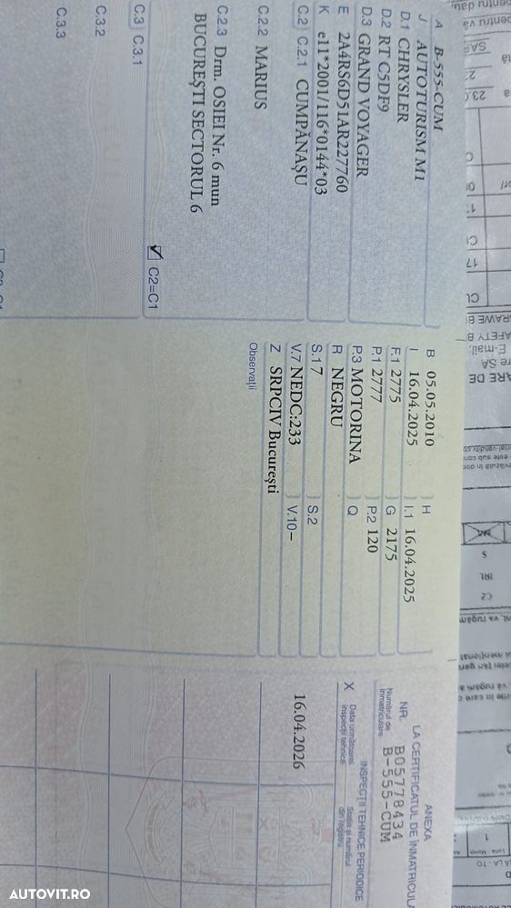 Chrysler Grand Voyager 2.8 CRD Automatik LX - 12