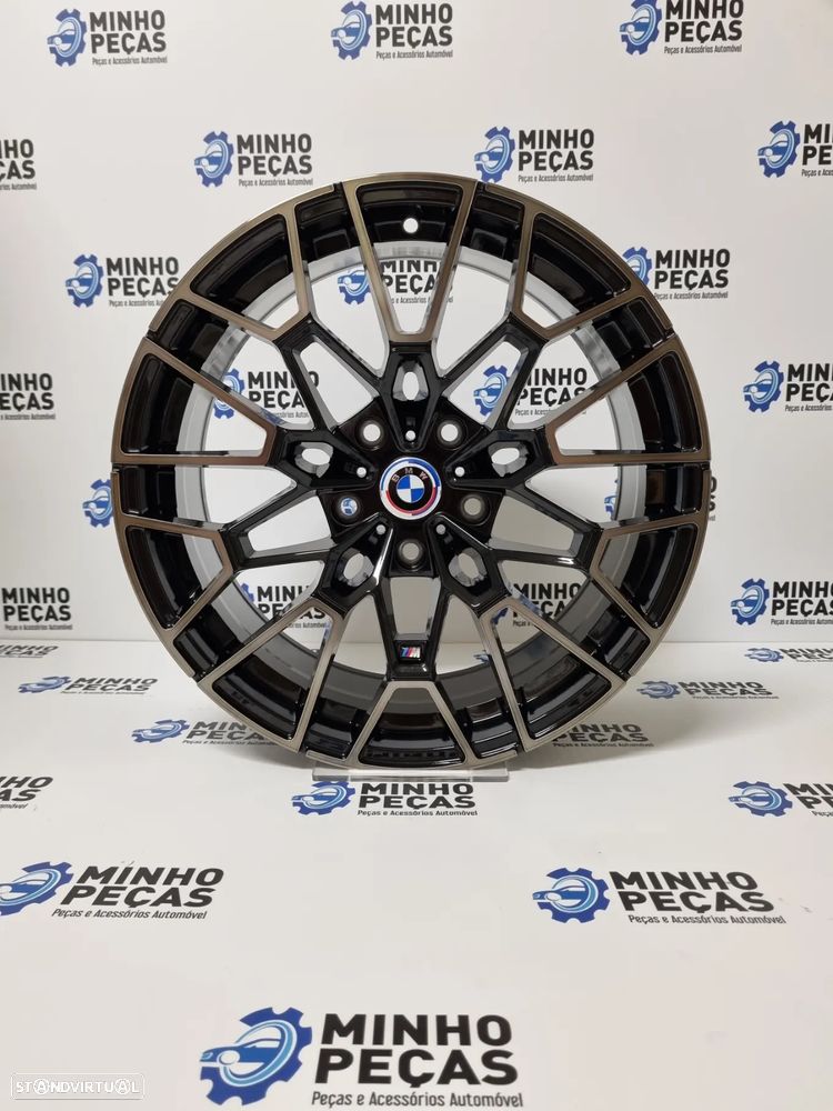 Jantes BMW Novo M4 CSL 827M em 20 Preto Face Brushed (5x120) - 8