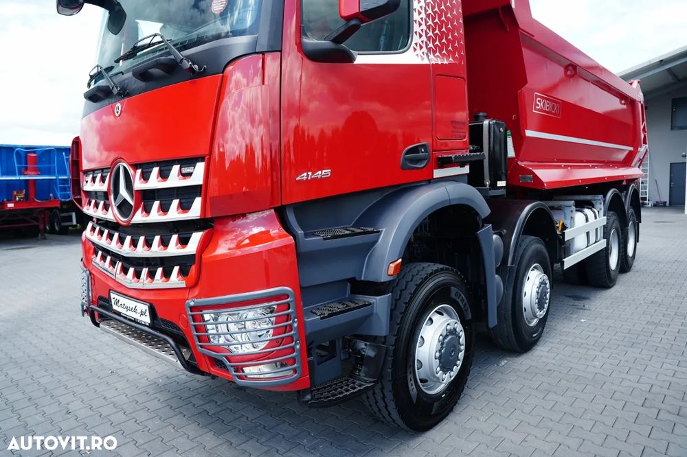 Mercedes-Benz AROCS 4145 / 8x8 / BASCULATOR SPATE / SKIBICKI / EURO 6 - 16