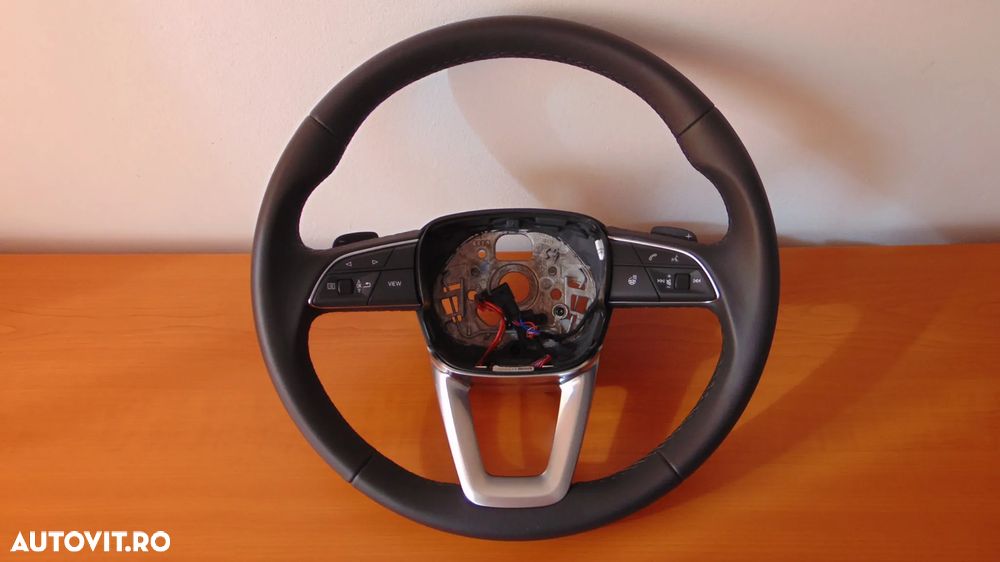 Volan cu padele din  piele Audi Q5,SQ5, an 2021-2024,cod 80A419091CM - 6