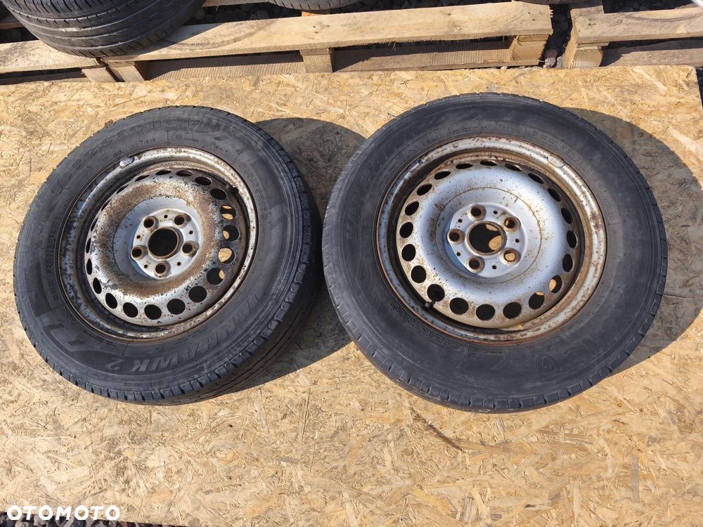 FELGI STALOWE OPONY KOŁA 5X120 16 CALI 215/65R16C VOLKSWAGEN TRANSPORTER T5 - 1