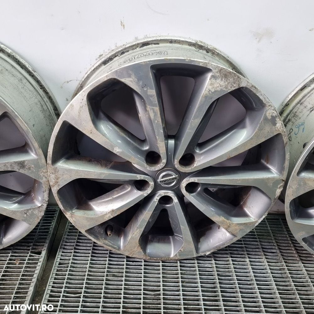Jante aliaj Nissan Qashqai Facelift 2010 - 2013 (1484) R18 ET40 5X114.3 - 3
