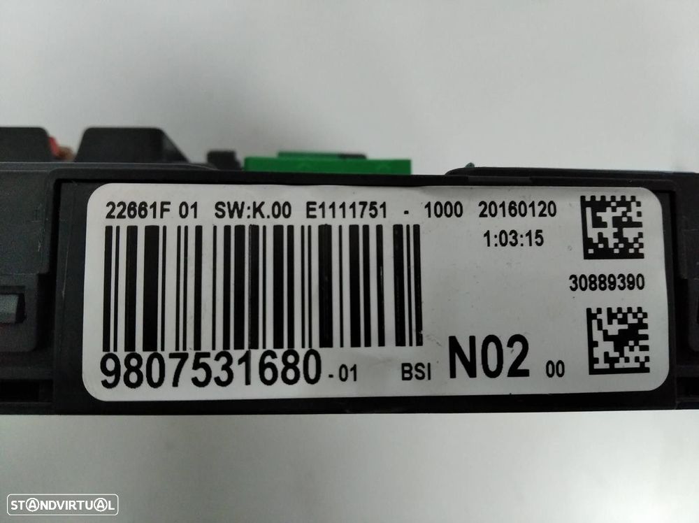 CENTRALINA BSI PEUGEOT 208 2016 - 4