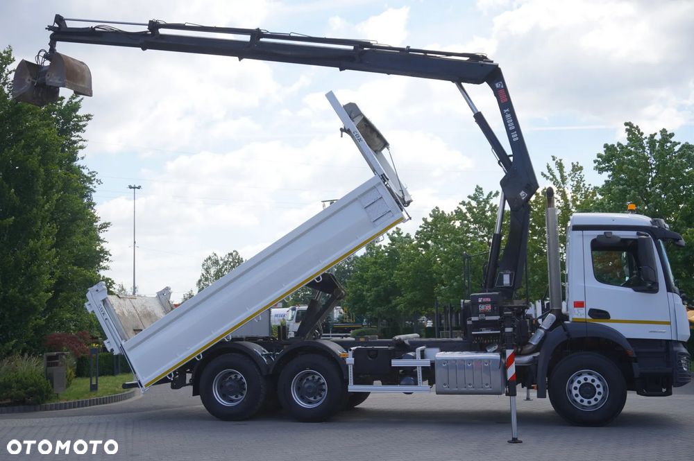 Mercedes-Benz Arocs 2636 6×4 / 100 tys. km! / HIAB X-Hiduo 188 / rotator / Wywrotka 3-stronna - 13