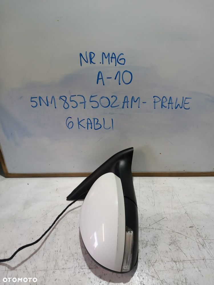 LUSTERKO LEWE LUB PRAWE VW TIGUAN I 6 KABLI 5N1857501AK 5N1857502AM - 2