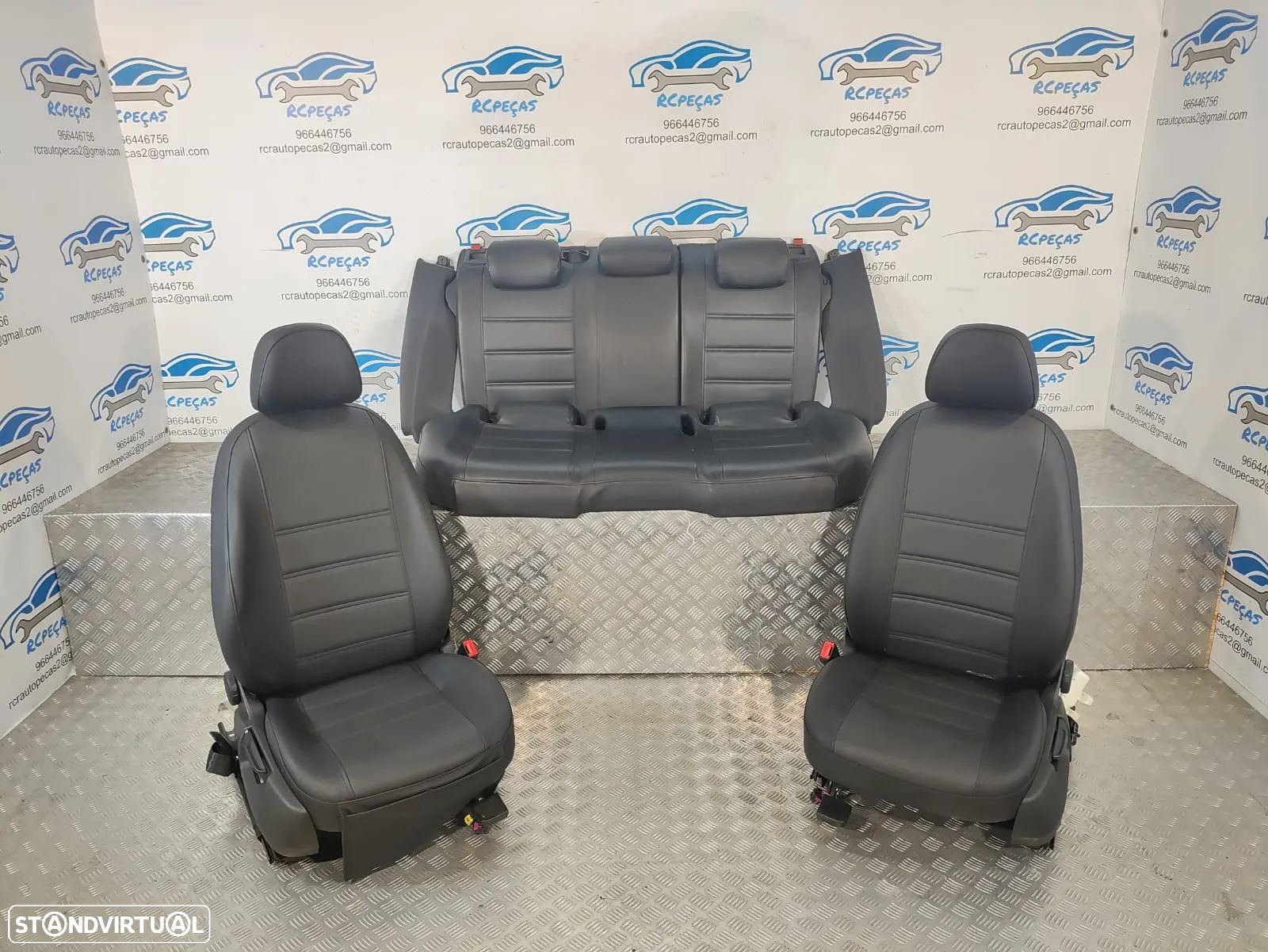 .BANCOS PELE SINTÉTICA AUDI A4 B8 FRENTE FRONTAL TRASEIRO TRÁS AIRBAG PRÉ TENSORES - 1