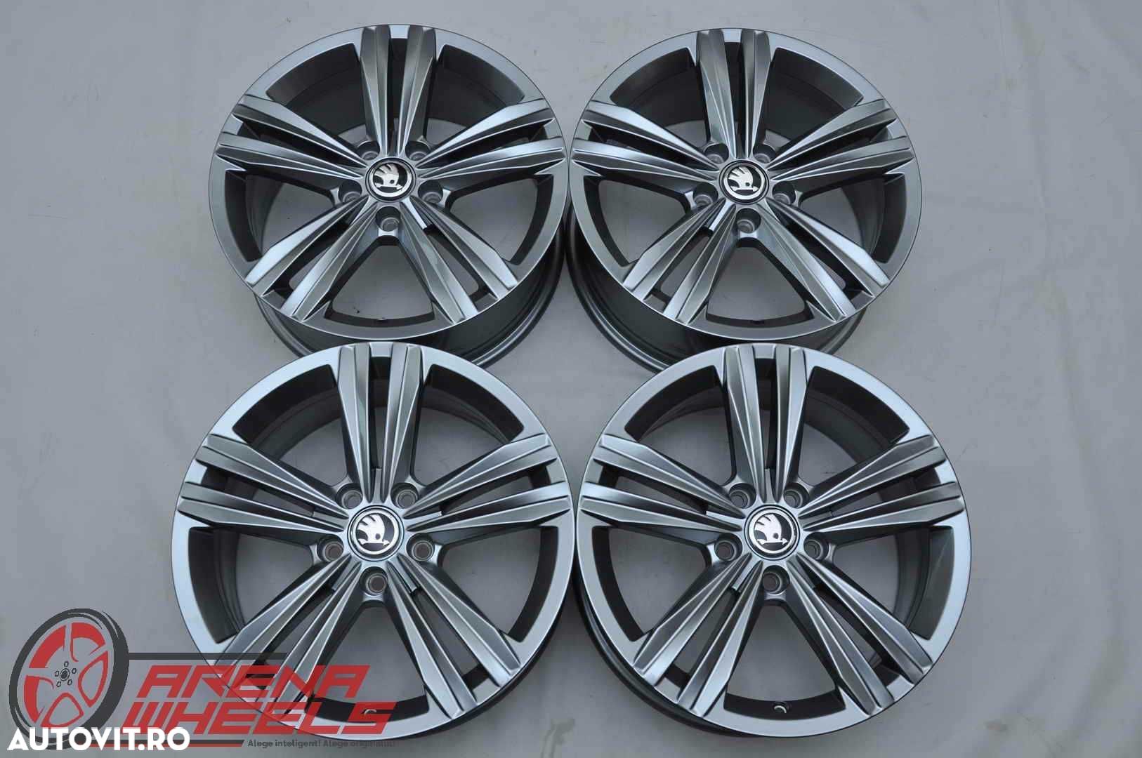 Jante Noi 17 inch Originale Skoda Octavia Superb Yeti Karoq Kodiaq R17 - 1