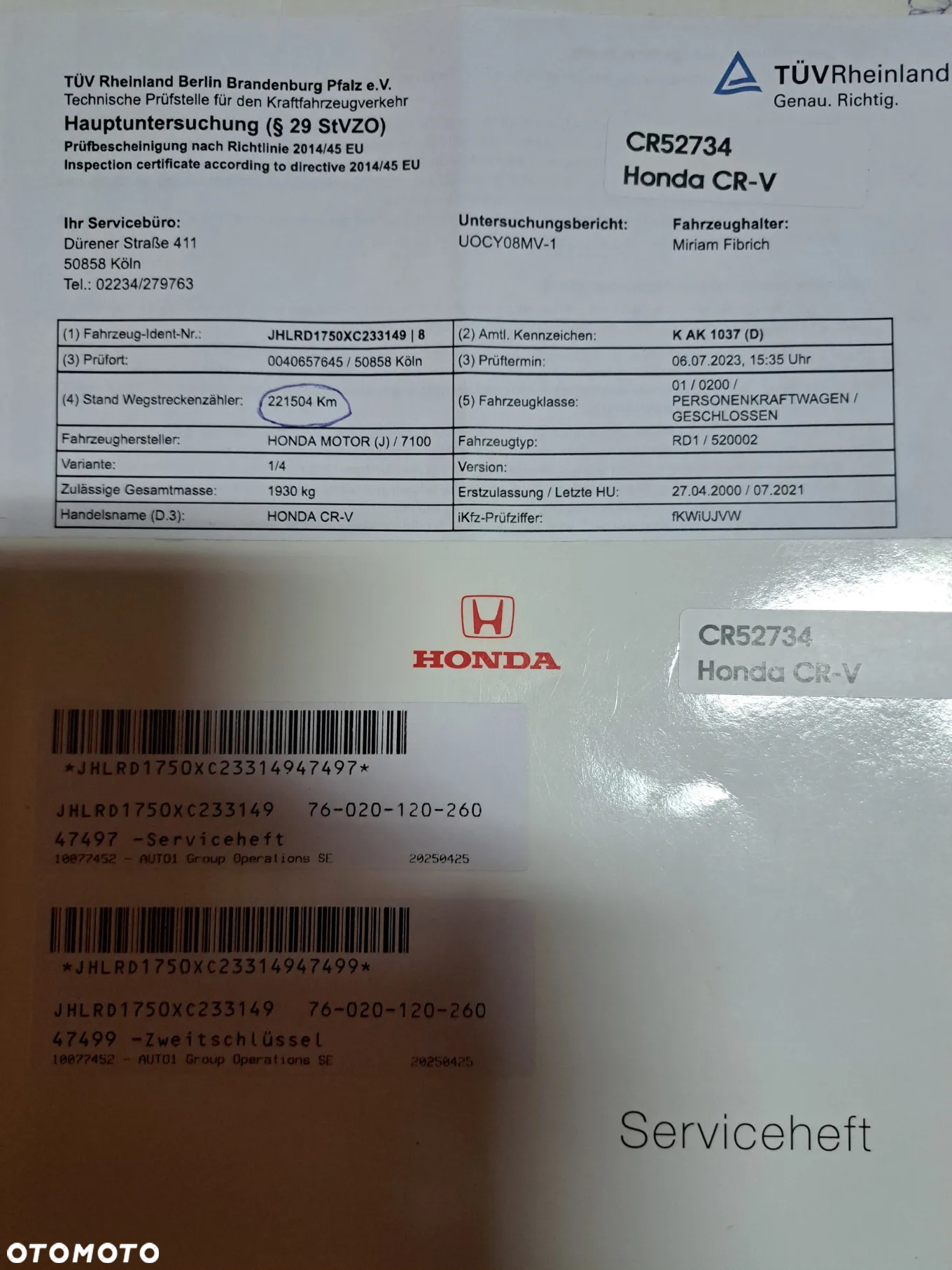 Honda CR-V 2.0 L 4WD - 34