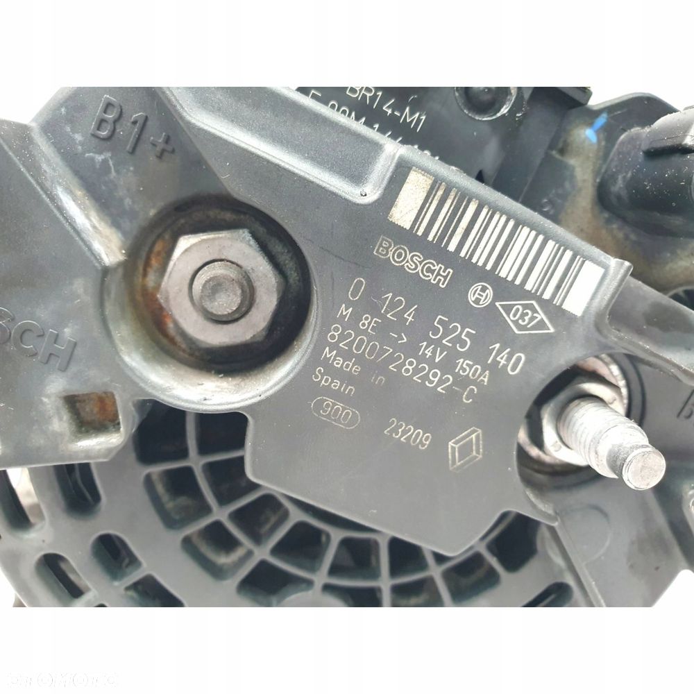 ALTERNATOR Nissan Qashqai Renault Clio 1.5 dCi 0124525140 8200728292C 150A - 7