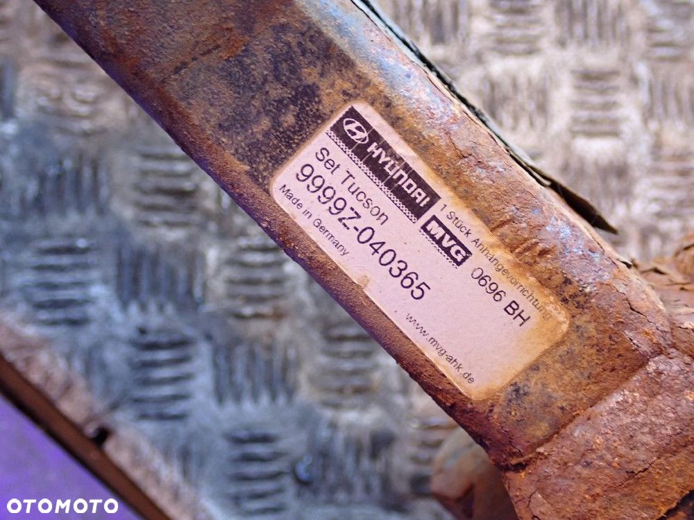 HYUNDAI TUCSON I 04-10 HAK HOLOWNICZY DO PRZYCZEP 9999Z040365 - 8